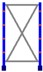 Bild von Kragarmregal doppelseitig, 1 Feld, Höhe 2000 mm, Armtiefe 2x400-700 mm